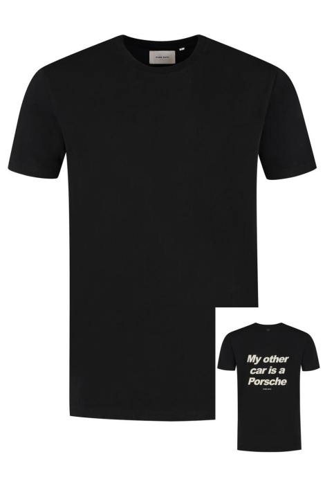 Pure Path zwarte heren t-shirt | Vooraanzicht