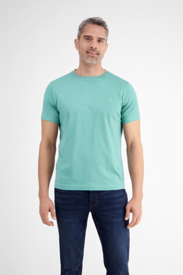 Lerros BASIC T SHIRT MET LOGO BORDUURSEL 2573000 429