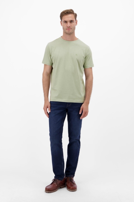 Lerros groene heren t-shirt | Model