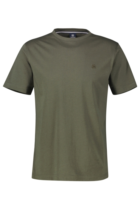 Lerros groene heren t-shirt | Vooraanzicht