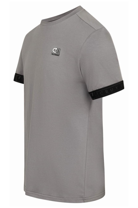 Cruyff grijze heren t-shirt | Zijaanzicht