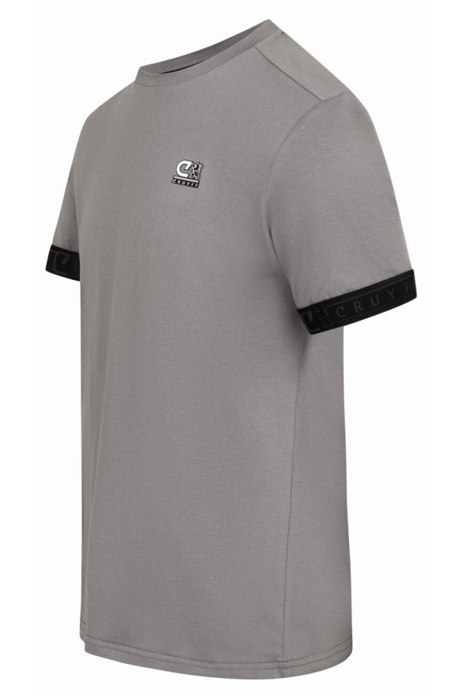 Cruyff grijze heren t-shirt | Zijaanzicht