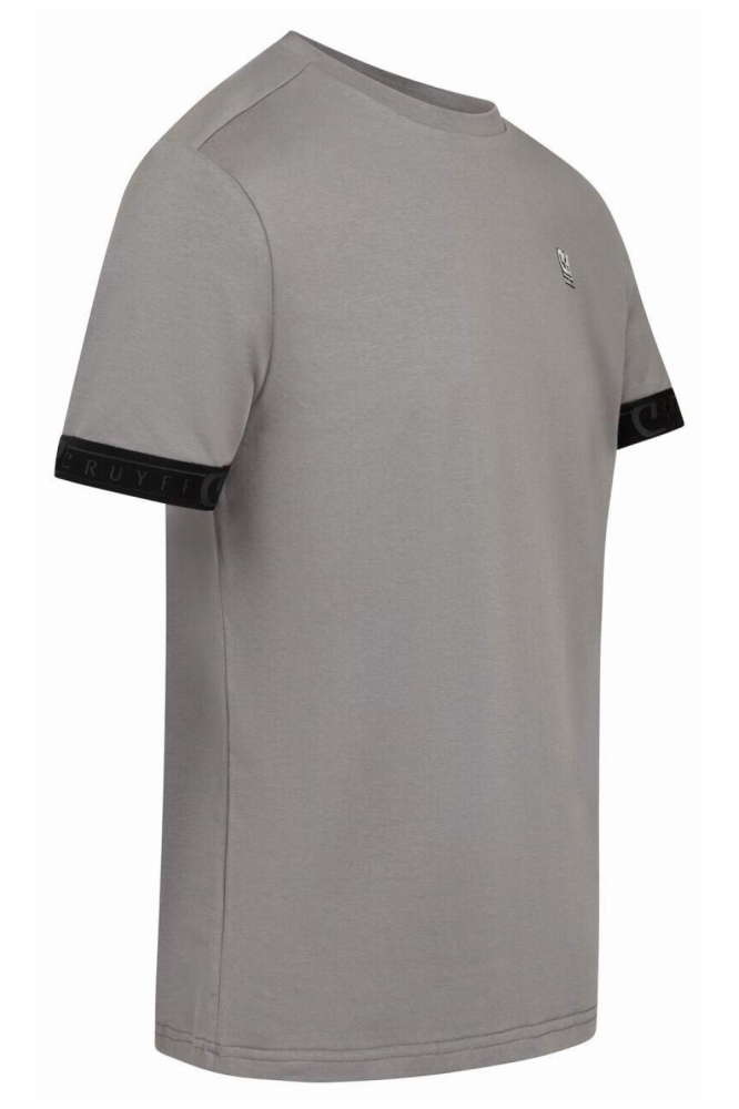 Cruyff grijze heren t-shirt | Zijaanzicht