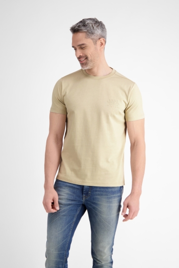 Lerros T-shirt T SHIRT IN ZACHTE JERSEY KWALITEIT 2573032 108 FOAM WHITE