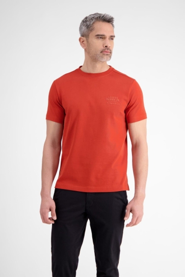 Lerros T-shirt T SHIRT IN ZACHTE JERSEY KWALITEIT 2573032 344 SCANDINAVIAN RED