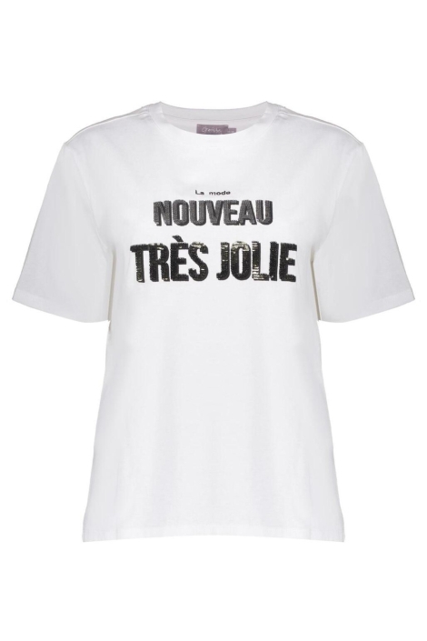 Geisha witte dames t-shirt | Vooraanzicht