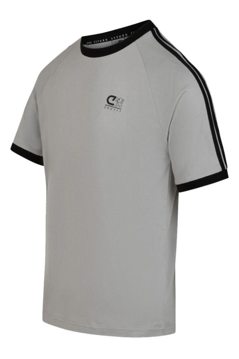 Cruyff grijze heren t-shirt | Zijaanzicht