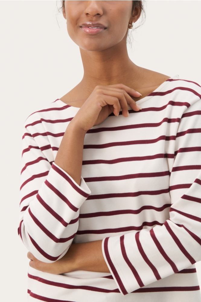 Part Two ecru dames t-shirt | Close up
