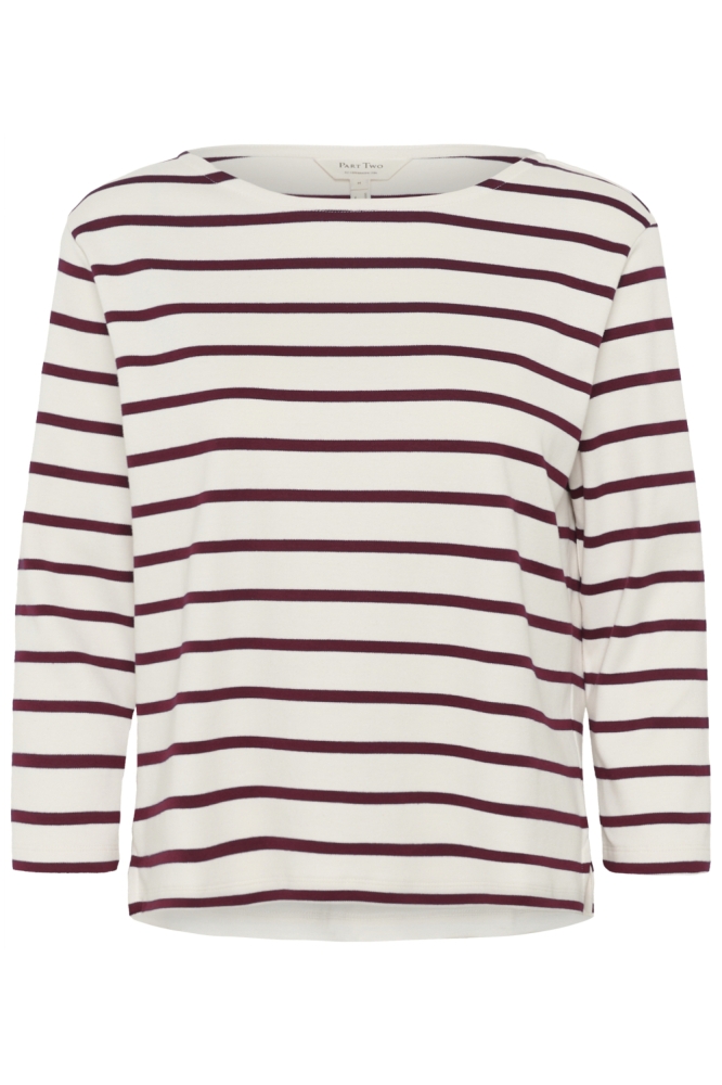 Part Two ecru dames t-shirt | Vooraanzicht