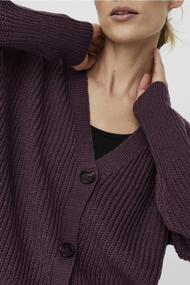 Vero Moda paarse dames vest | Close up