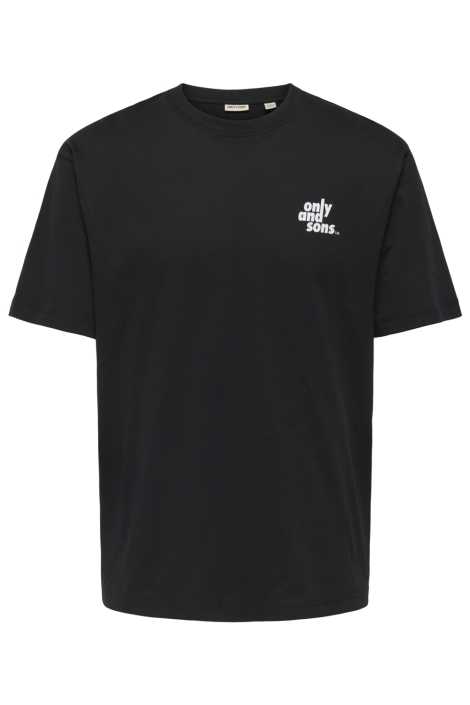 Only & Sons zwarte heren t-shirt | Vooraanzicht