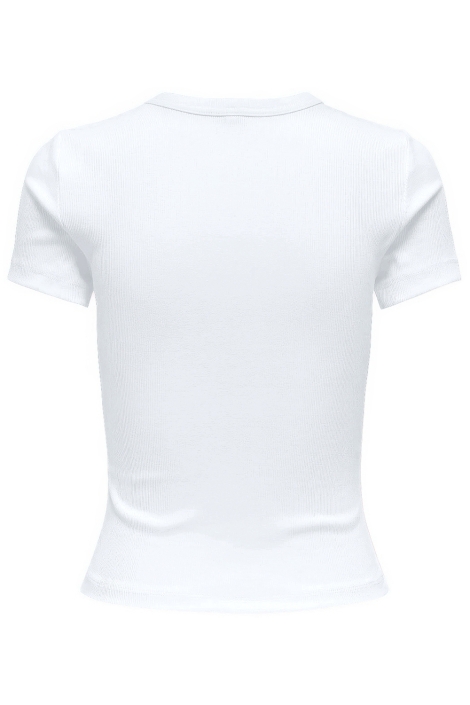 Only witte dames t-shirt | Achteraanzicht