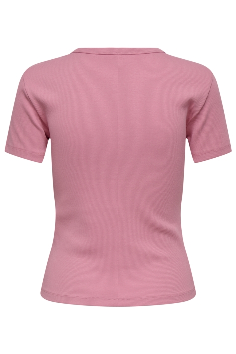 Only roze dames t-shirt | Achteraanzicht