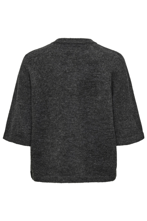 Only grijze dames vest | Achteraanzicht