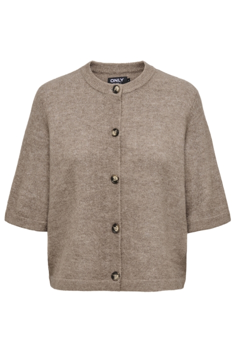 Only bruine dames vest | Vooraanzicht