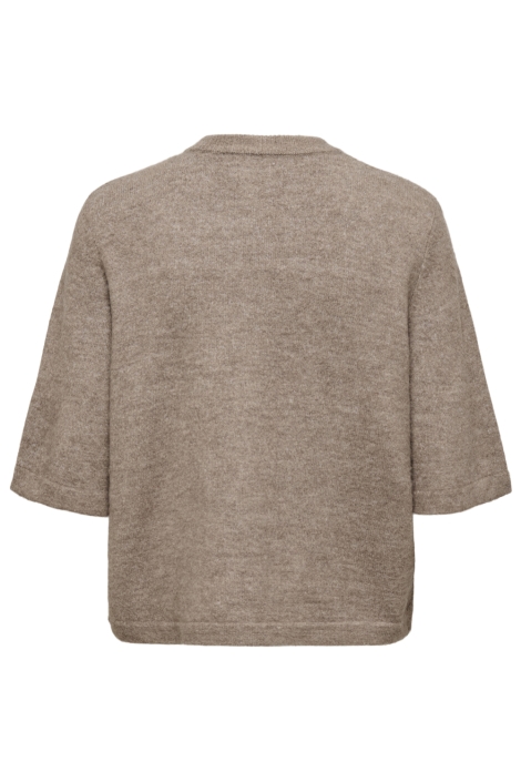 Only bruine dames vest | Achteraanzicht