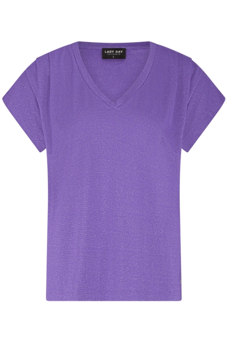 Lady Day paarse dames t-shirt | Vooraanzicht