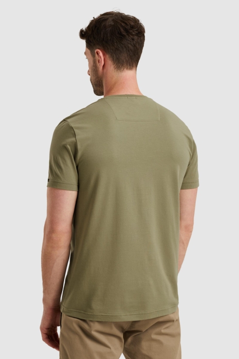 PME legend groene heren t-shirt | Model achteraanzicht