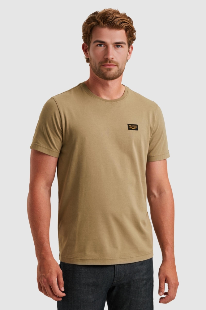 PME legend groene heren t-shirt | Model vooraanzicht