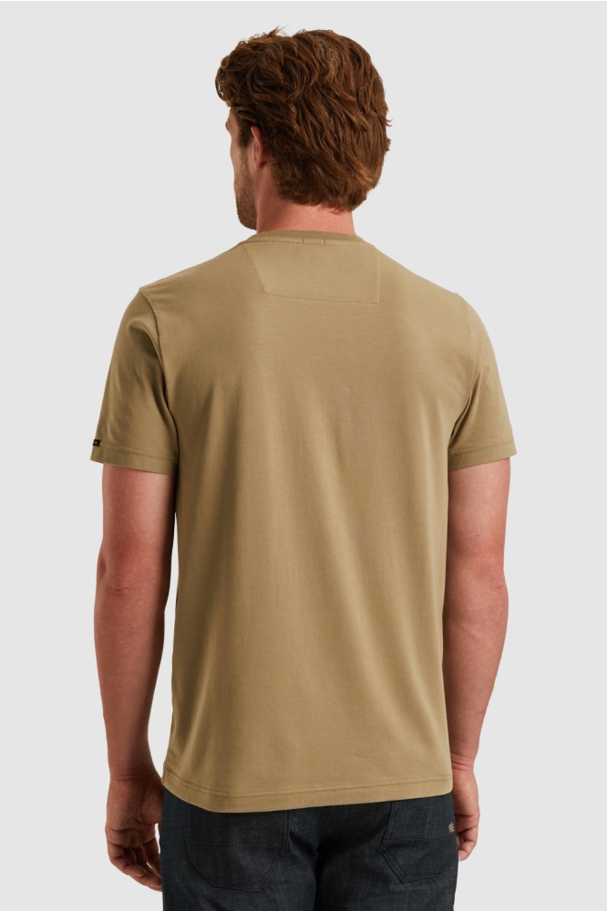 PME legend groene heren t-shirt | Model achteraanzicht