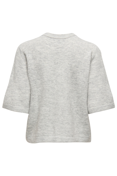 Only grijze dames vest | Achteraanzicht