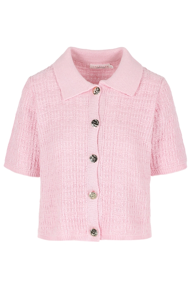LolaLiza roze dames vest | Vooraanzicht