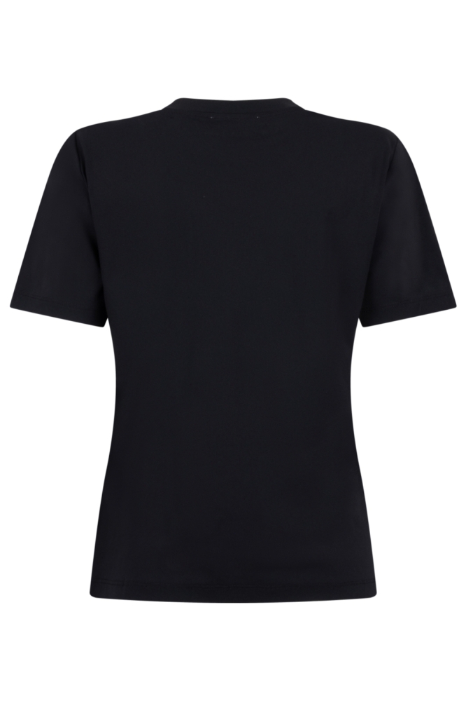 Zoso zwarte dames t-shirt | Achteraanzicht