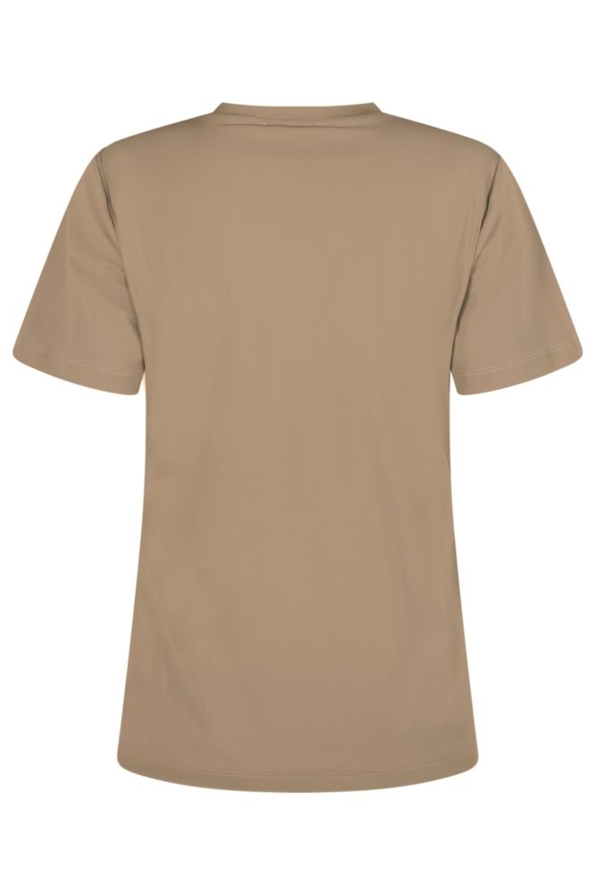 Zoso camel dames t-shirt | Achteraanzicht