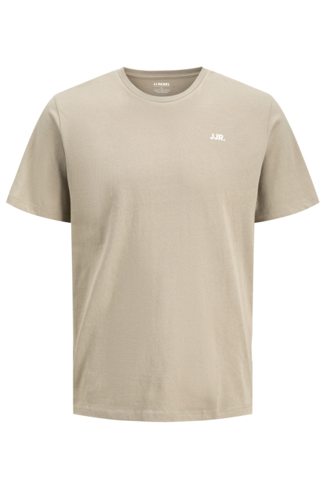 JJ Rebel beige heren t-shirt | Vooraanzicht