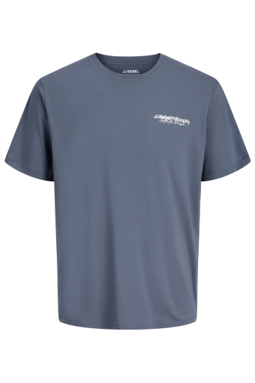 Jack & Jones JREBZACK TEE SS CREW NECK NOOS 12279441 FOLKSTONE GRAY