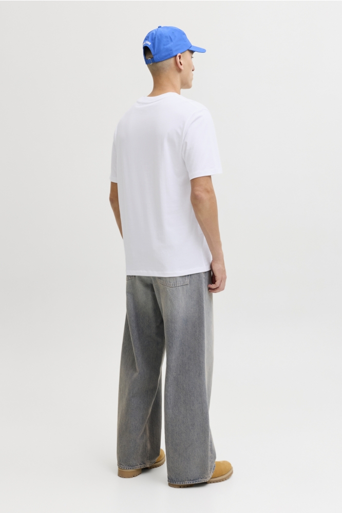 Jack & Jones witte heren t-shirt | Model