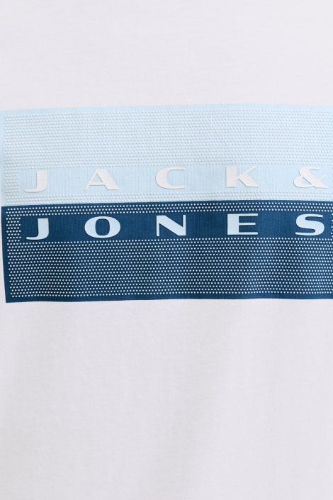 Jack & Jones witte heren t-shirt | Kleurstaal