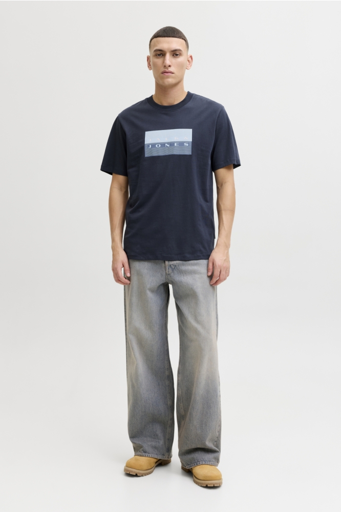 Jack & Jones blauwe heren t-shirt | Model