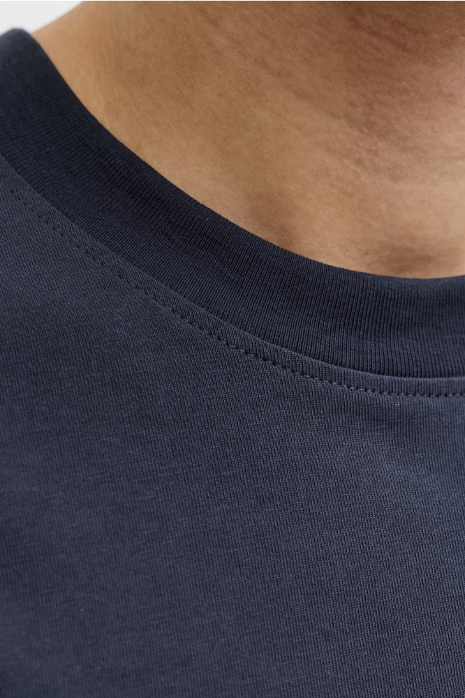 Jack & Jones blauwe heren t-shirt | Close up