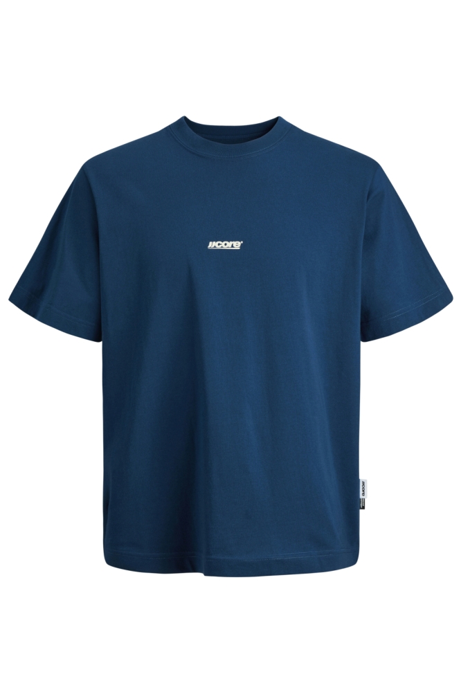 Jack & Jones blauwe heren t-shirt | Vooraanzicht