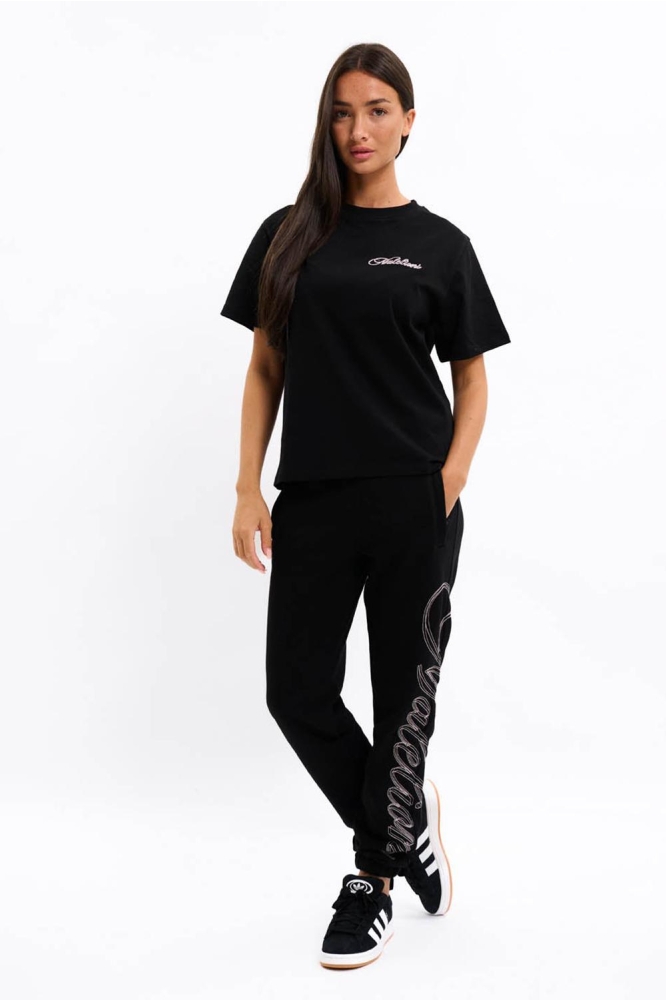Malelions zwarte dames t-shirt | Model
