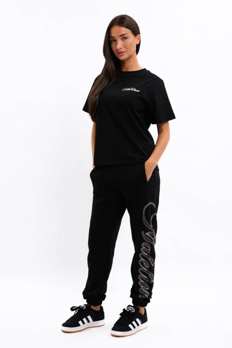 Malelions zwarte dames t-shirt | Model
