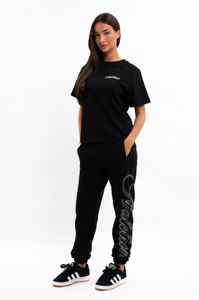 Malelions zwarte dames t-shirt | Model