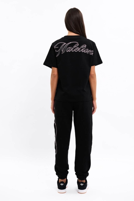 Malelions zwarte dames t-shirt | Model