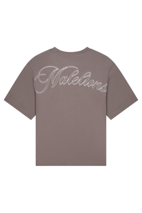 Malelions paarse dames t-shirt | Achteraanzicht