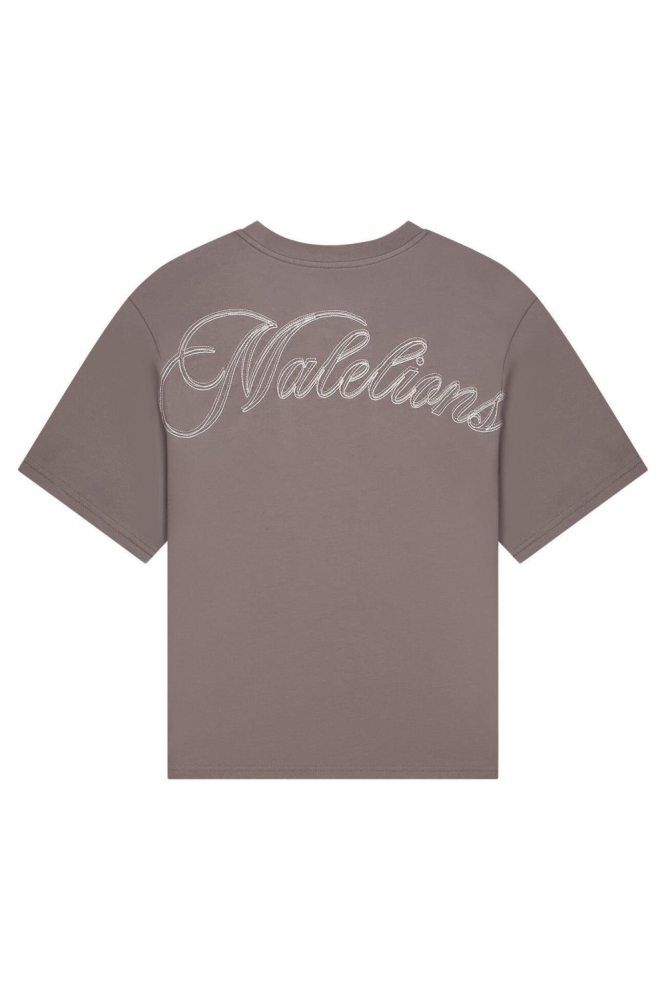 Malelions paarse dames t-shirt | Achteraanzicht