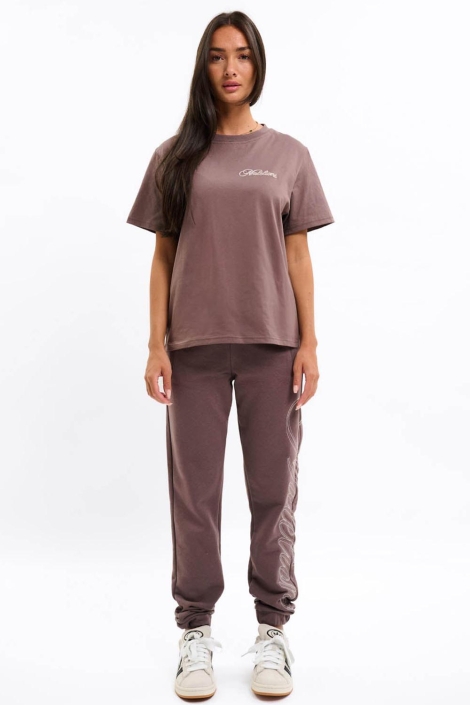 Malelions paarse dames t-shirt | Model