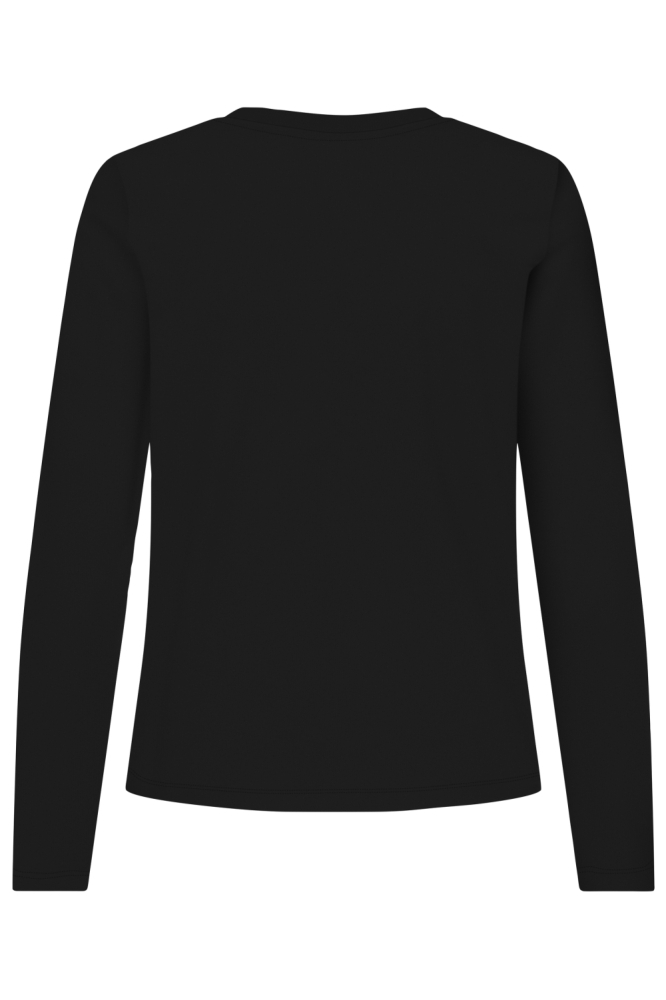 Jacqueline de Yong zwarte dames t-shirt | Achteraanzicht