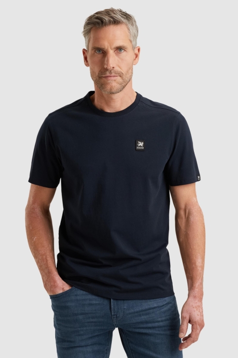 Vanguard blauwe heren t-shirt | Model vooraanzicht