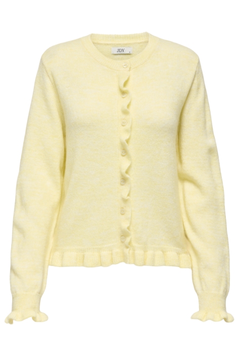 Jacqueline de Yong gele dames vest | Vooraanzicht