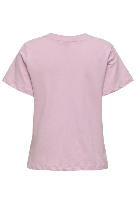 Jacqueline de Yong roze dames t-shirt | Achteraanzicht