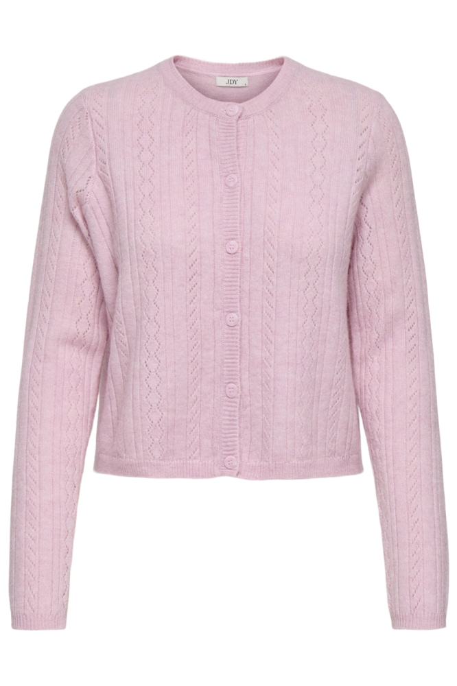 Jacqueline de Yong roze dames vest | Vooraanzicht