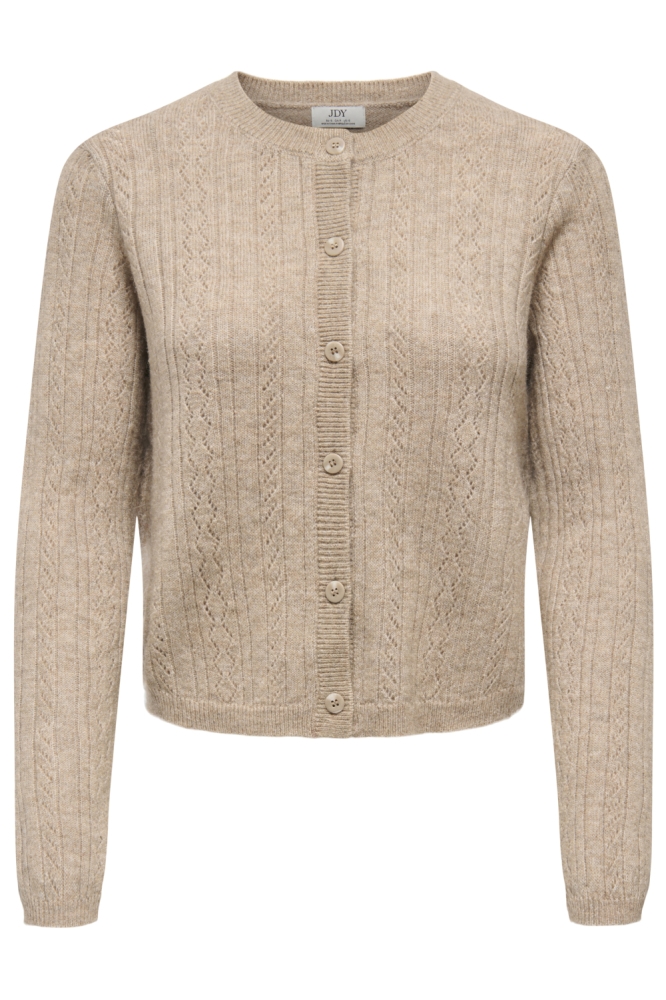 Jacqueline de Yong zand dames vest | Vooraanzicht