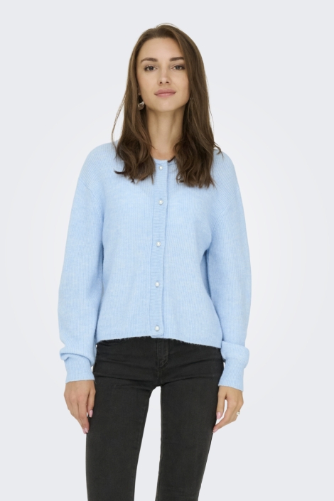 Jacqueline de Yong blauwe dames vest |