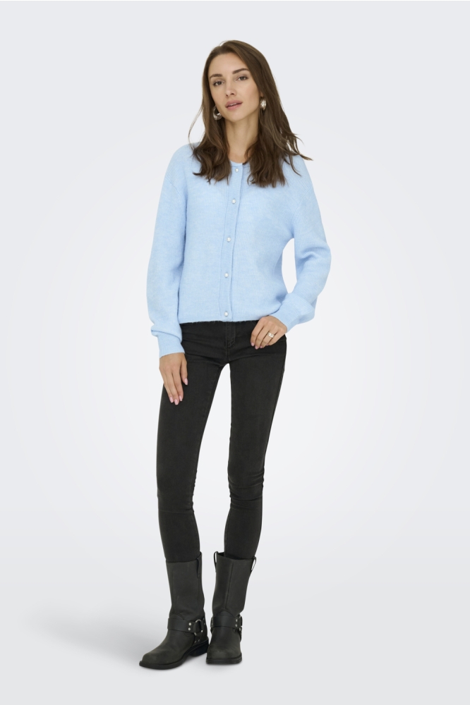 Jacqueline de Yong blauwe dames vest |